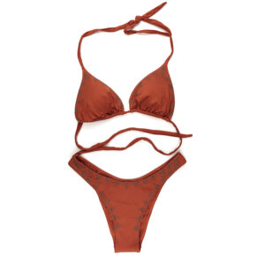 Bikini Triangolo con Applicazioni e Brasiliana PIN-UP STARS