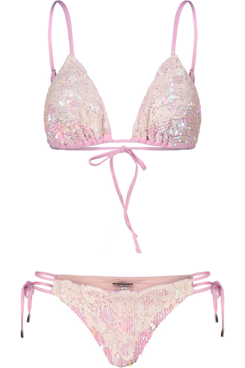 Bikini Triangolo in Pizzo con Paillettes MISSBIKINI