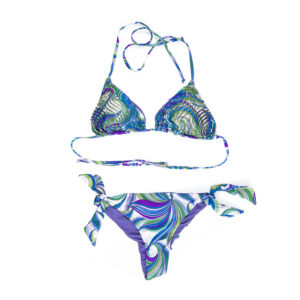 Bikini Triangolo con Slip Brasiliana Strass BEACH BRASIL