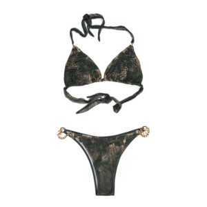 Bikini Triangolo Catena con Slip Brasiliano  PIN-UP STARS