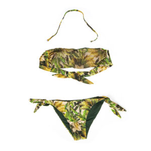 Bikini Fascia Strass con Slip Fiocchi BEACH BRASIL